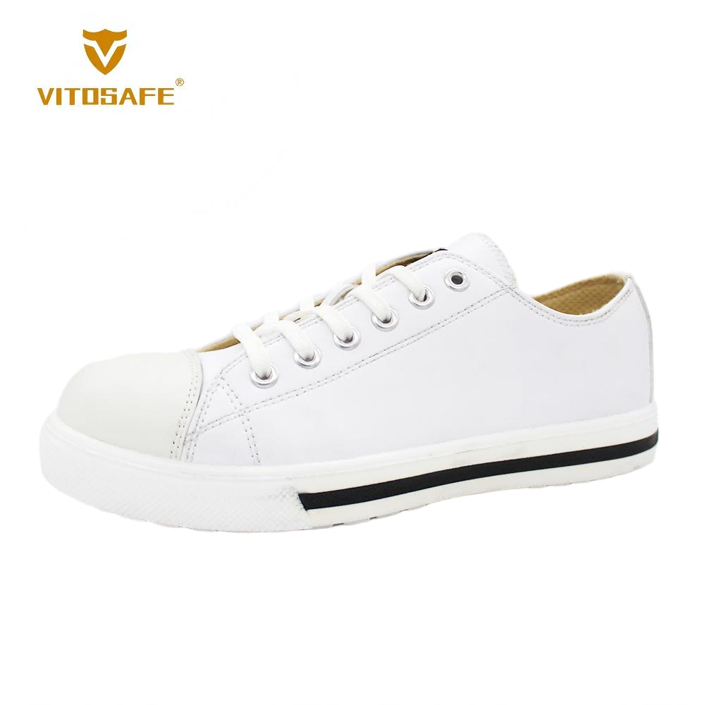 White Safety Canvas Shoes