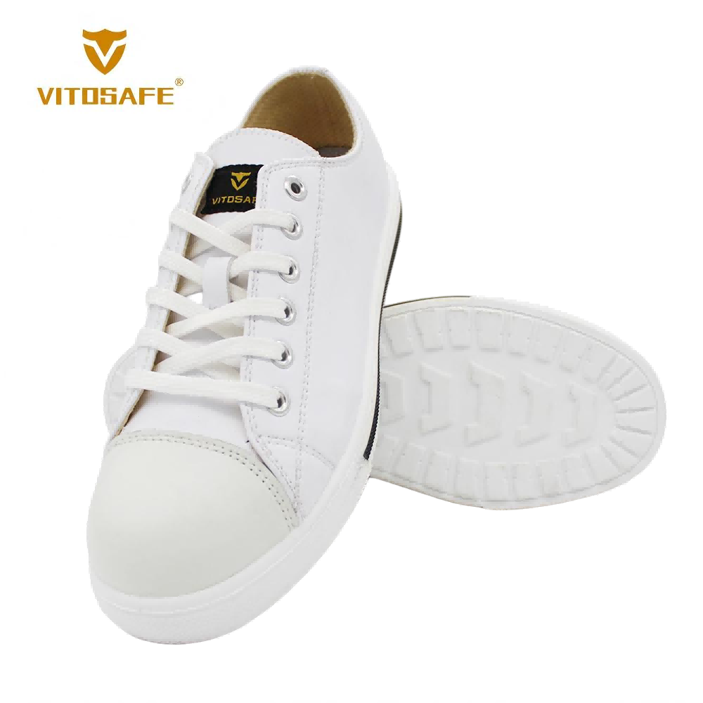 White Safety Canvas Shoes