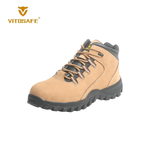Wheat Leather Safety Footwear