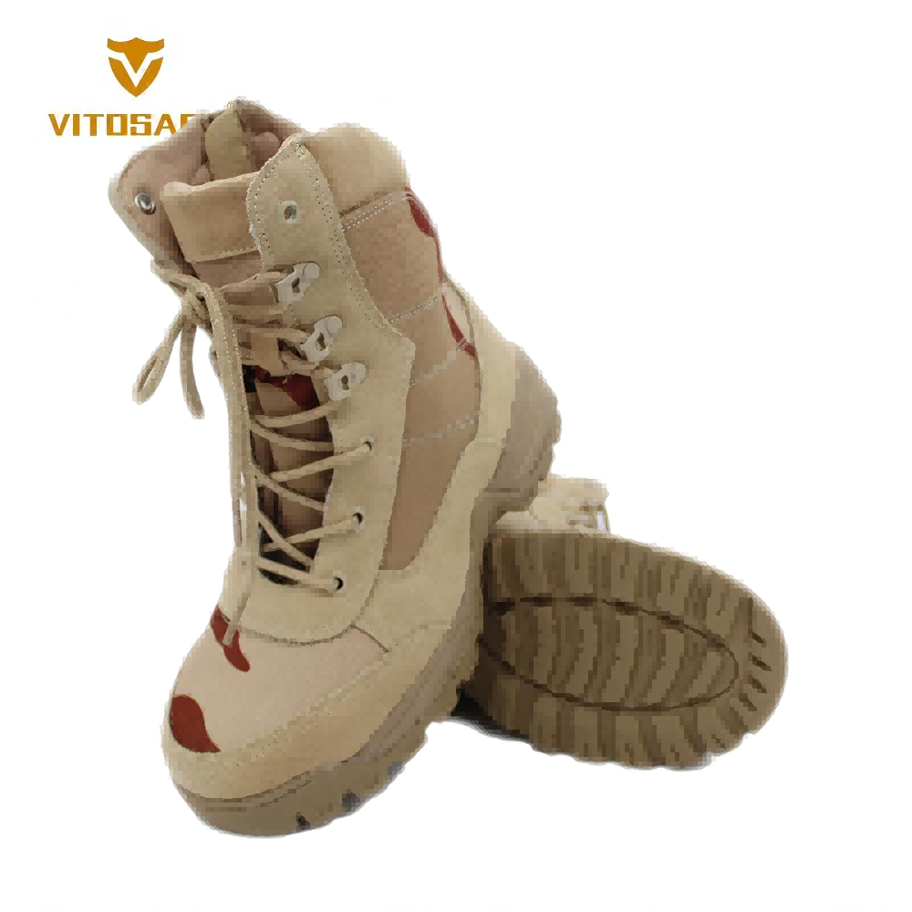 Hiking-Ready Camo Combat Boots