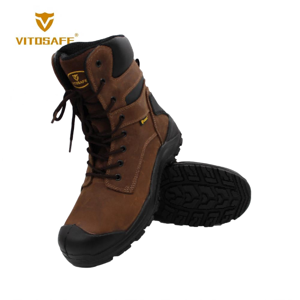 Wholesale Brown Steel Toe Safety Boots