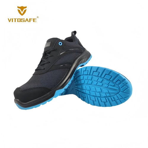 Blue & Black Safety Sneakers