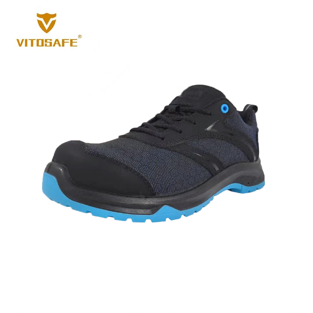 Blue & Black Safety Sneakers