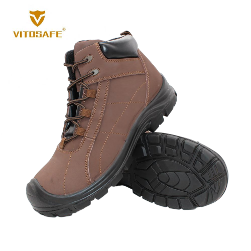 Brown Safety Boots