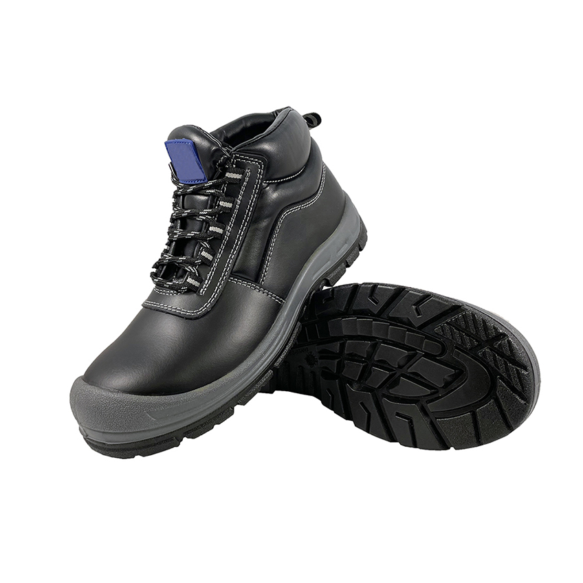 Black safety shoes for men