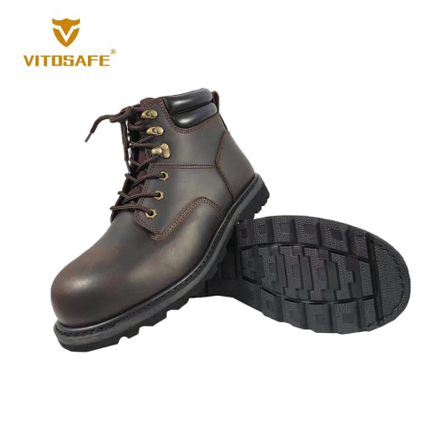 Brown Mid-Cut Safety Boots