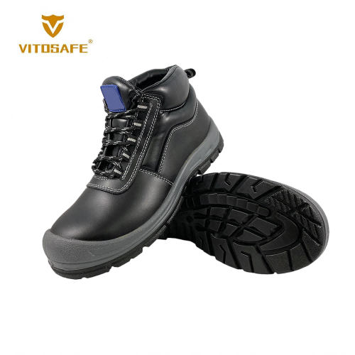 Black safety shoes for men