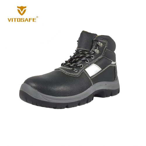 Men Black Safety Boots