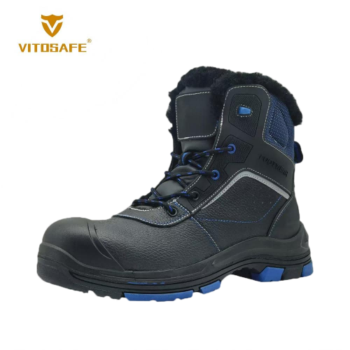 Steel Toe Boots with Fur