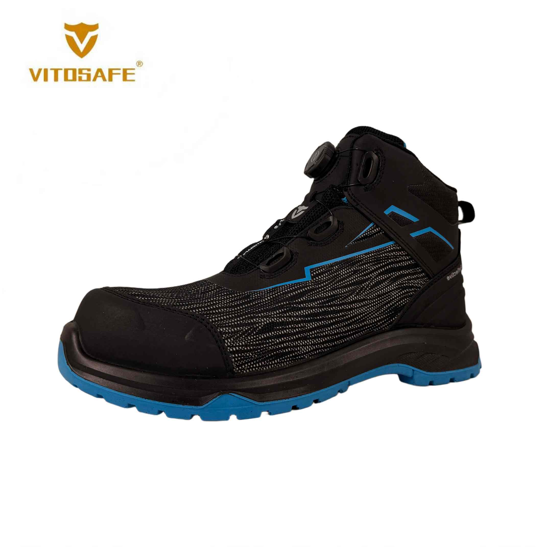 VITOSAFE Dial Lacing High Top Safety Shoes
