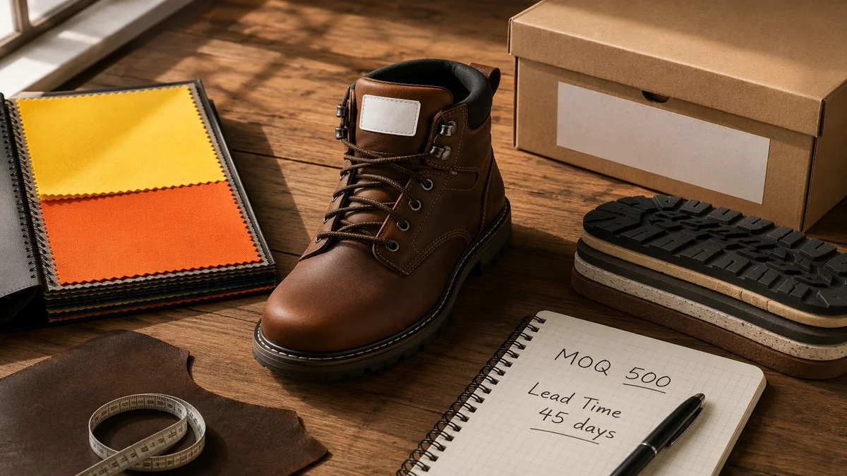 Small Distributor's Guide to Private Label Safety Shoes: MOQ, Lead Times, and Margins | Vitosafe