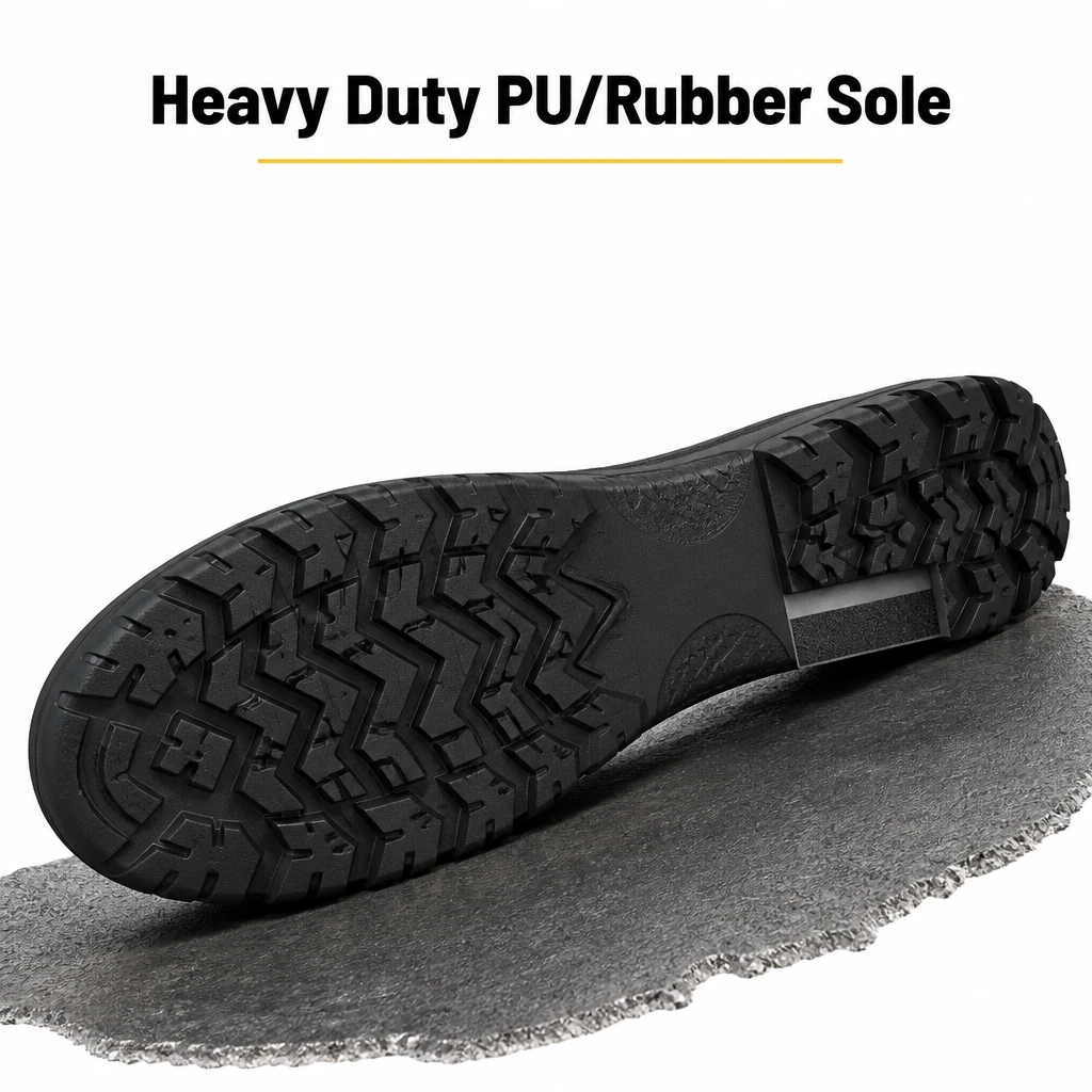 Heavy Duty PU/Rubber Sole
