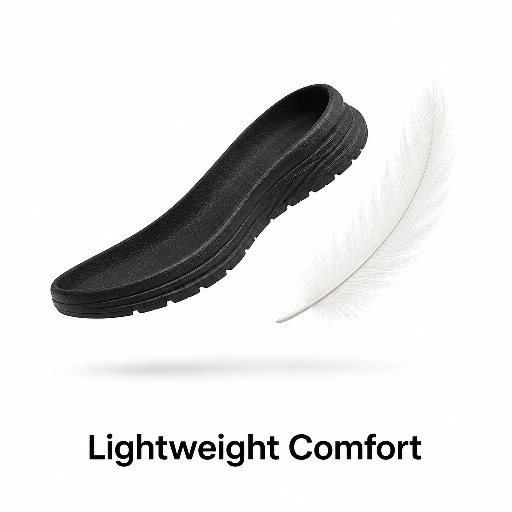Lightweight Comfort: Absence of steel toe reduces fatigue during long shifts.