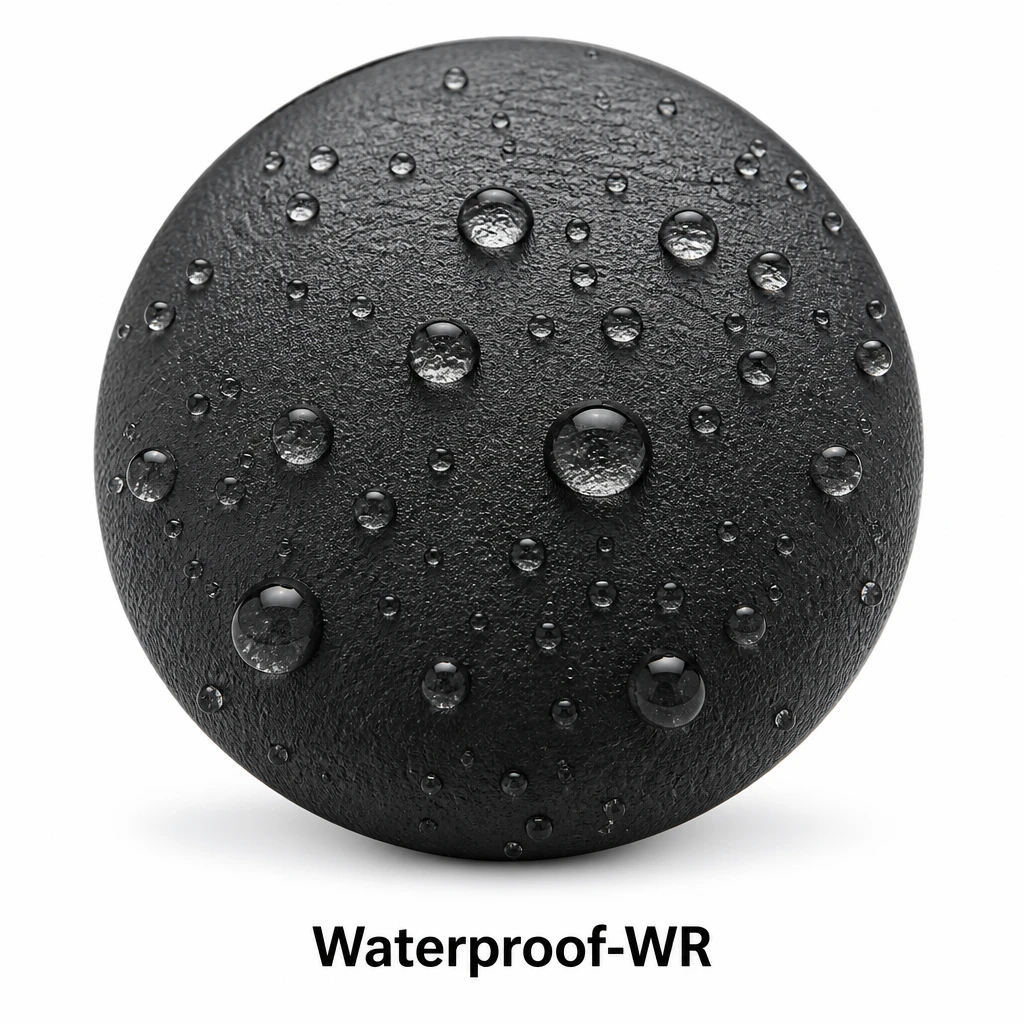 Waterproof-WR: High-grade PVC molding for total water exclusion.