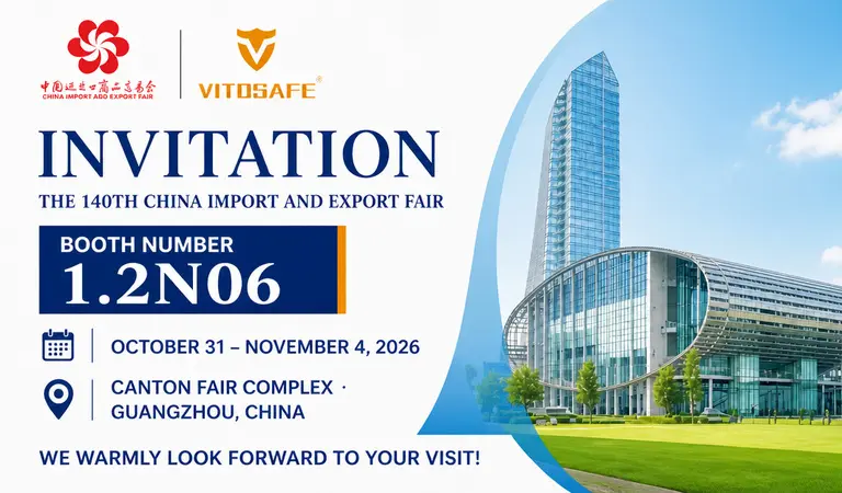 VITOSAFE invites you to attend the 140th Canton Fair from October 31st to November 4th