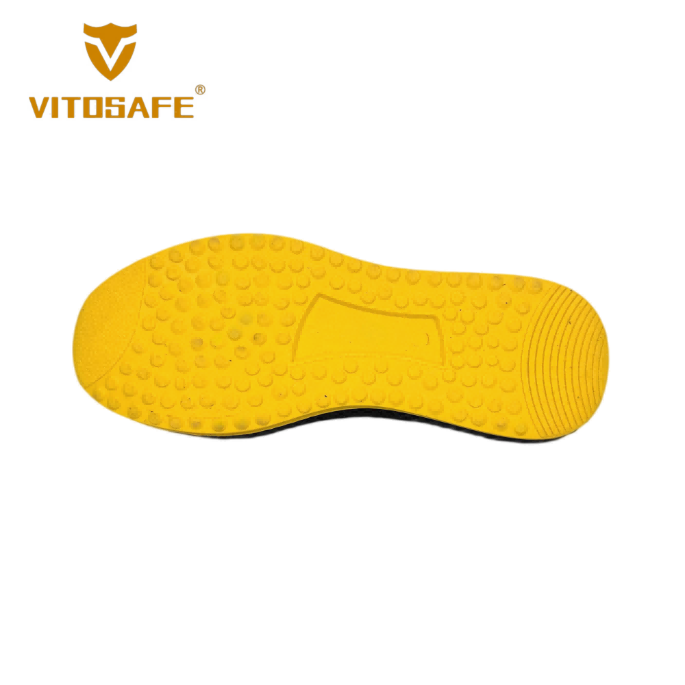 VITOSAFE VITO1587 Black Knit Safety Sneakers