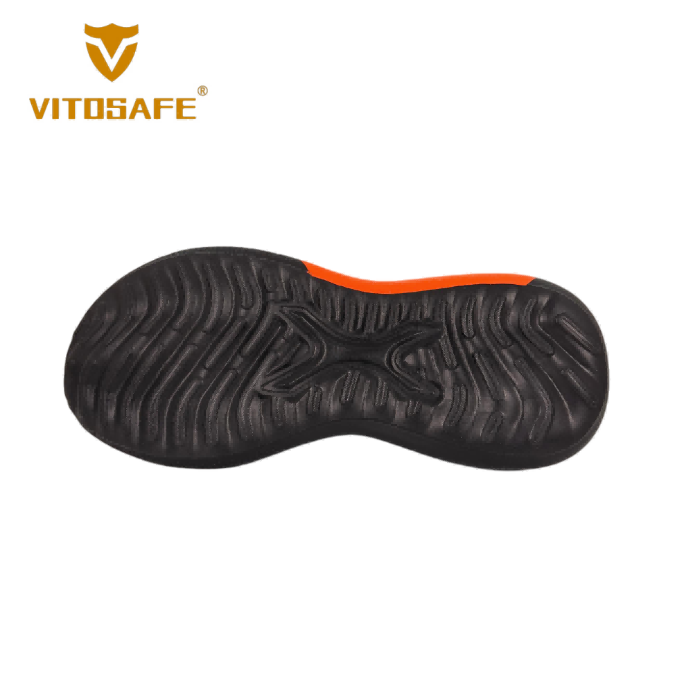 VITOSAFE VITO1588 Grey Knit Safety Sneakers