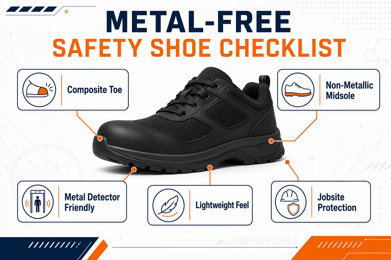 Metal-Free Safety Shoes: When Composite Toe and Non-Metallic Midsoles Make Sense | Vitosafe